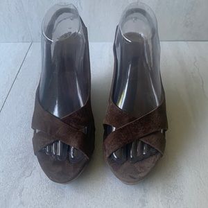 UGG Brown Suede Sandals